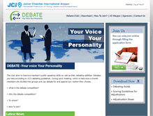 Tablet Screenshot of debate.jcialeppo.com